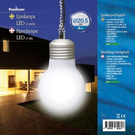 Ljuslampa hängande 20 * 35 CM Ljuslampa hängande 20 * 35 CM