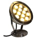 LED Spot Pro 12 W metall kort kabel