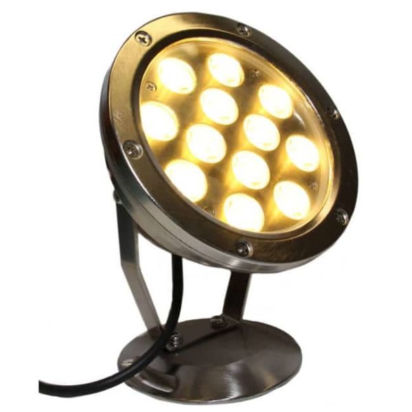 LED Spot Pro 12 W metall kort kabel