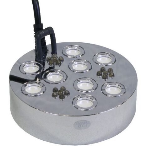 Rökmaskin med nio utblås och led belysni Rökmaskin med nio utblås och led belysni