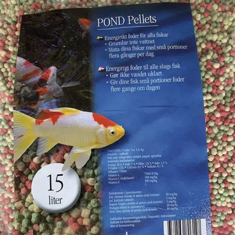 Pond Pellets (Granulat light) 15 lite