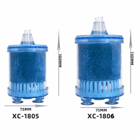 Box filter med filtersvamp och pimpsten - liten Box filter med filtersvamp och pimpsten - liten