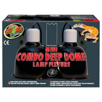 Zoo Med Mini Combo Deep Dome Lamp Fixture