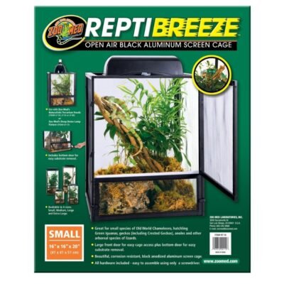 Zoo Med ReptiBreeze Alum Screen Cage 40x40x50cm