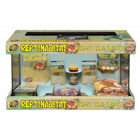 Zoo Med ReptiHabitat Hermit Crab Kit With Terrarium 51x25x30