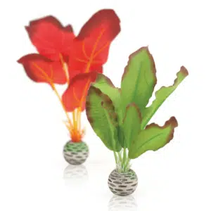 biOrb Silk växtuppsättning S grön och röd