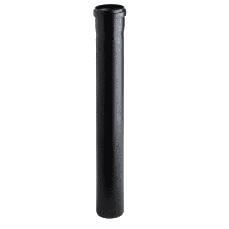 Utloppsrör svart DN110/480 mm