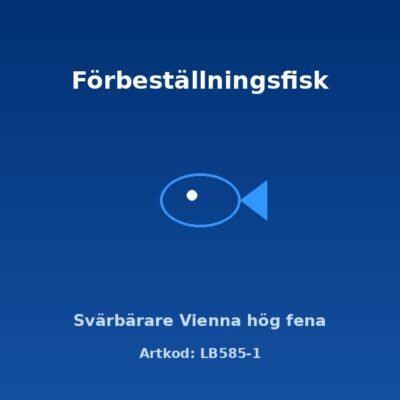 Svärbärare Vienna hög fena 4 cm