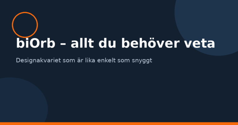 biOrb akvarium – designakvarium med allt-i-ett-system
