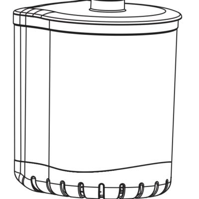 Filterbehållare TURBO/CIRK 1000-2000
