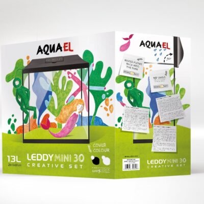 Aquarium Set Leddy Mini Svart 35 cm
