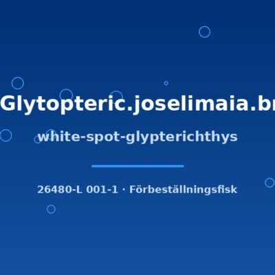 white-spot-glypterichthys 5-6cm