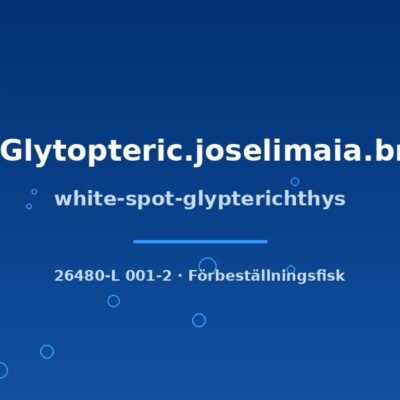 white-spot-glypterichthys 6-8cm