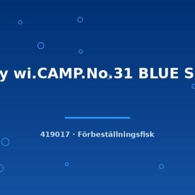 Guppy wi.CAMP.No.31 BLUE SNAKE md