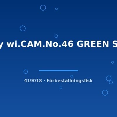 Guppy wi.CAM.No.46 GREEN SNAKE md