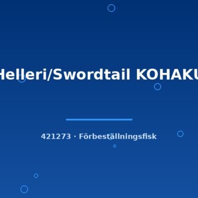 Helleri/Swordtail KOHAKU md-lg