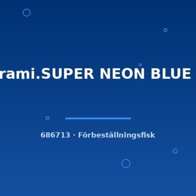 Pap.rami.SUPER NEON BLUE g.br. 3-4cm