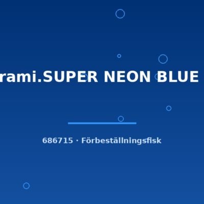 Pap.rami.SUPER NEON BLUE g.br. 5cm