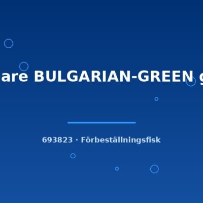 Scalare BULGARIAN-GREEN g.br. lg