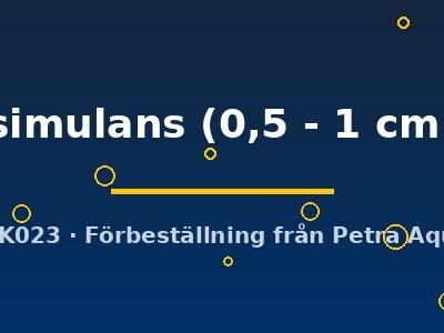 simulans (0,5 - 1 cm)