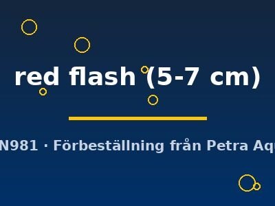 red flash (5-7 cm)