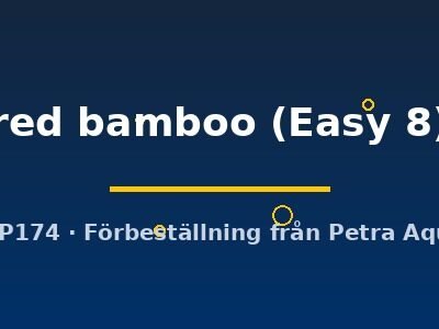 red bamboo (Easy 8)