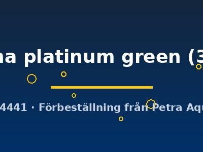 Barbus tetrazona platinum green 3–4 cm