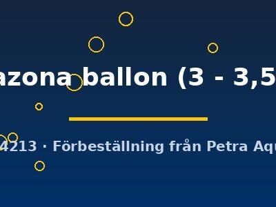 tetrazona ballon (3 - 3,5 xm)