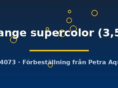 neon orange supercolor (3,5 - 4 cm)