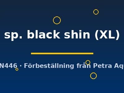 sp. black shin (XL)