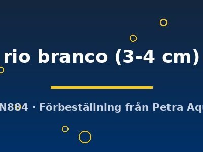 rio branco (3-4 cm)