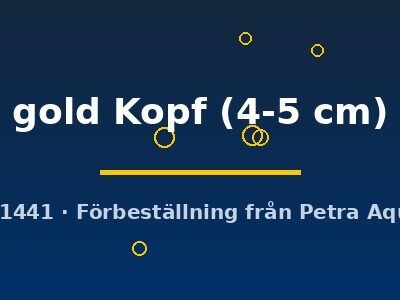 gold Kopf (4-5 cm)