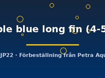 marble blue long fin (4-5 cm)