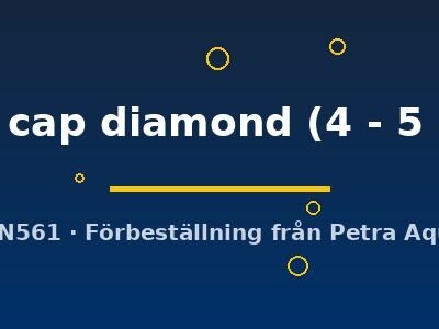red cap diamond (4 - 5 cm)