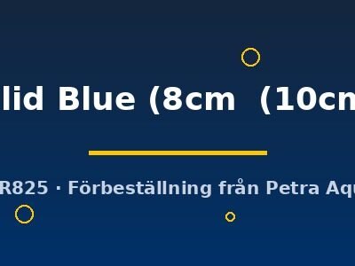 Solid Blue (8cm (10cm))