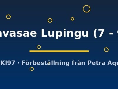 trewavasae Lupingu (7 - 9 cm)