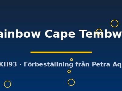 speckleback rainbow Cape Tembwe sp. (8 - 13 cm)