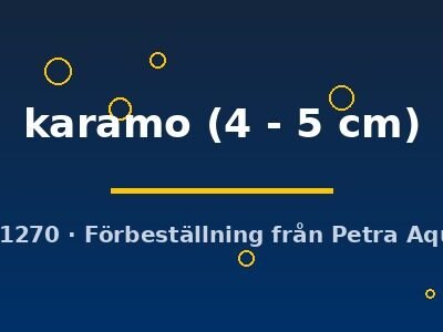 karamo (4 - 5 cm)