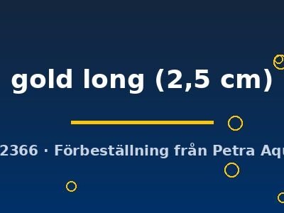 gold long (2,5 cm)