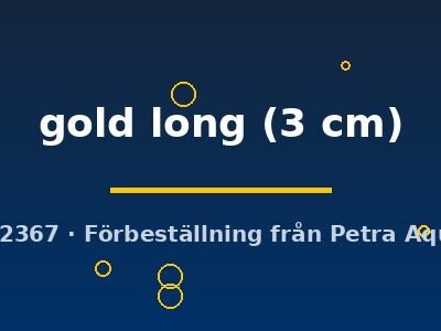 gold long (3 cm)