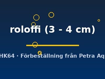 roloffi (3 - 4 cm)
