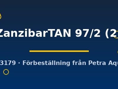 guentheri ZanzibarTAN 97/2 (2,5 - 3,5 cm)