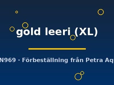 gold leeri (XL)
