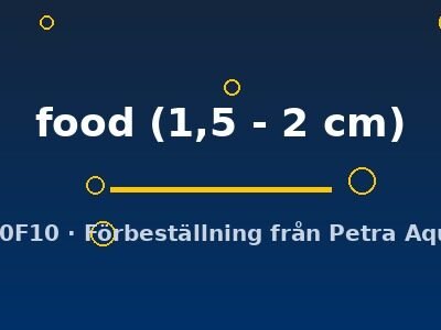 Live fish food 1,5–2 cm