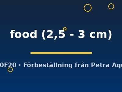 Live fish food 2,5–3 cm