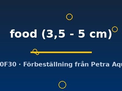 Live fish food 3,5–5 cm