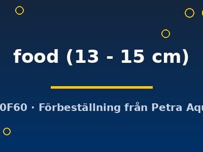 Live fish food 13–15 cm