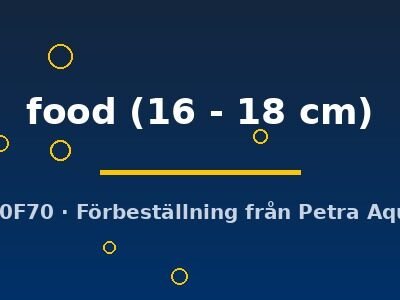 Live fish food 16–18 cm