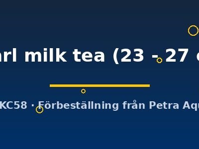 pearl milk tea (23 - 27 cm)