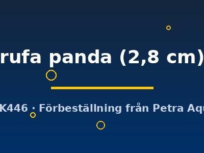 rufa panda (2,8 cm)